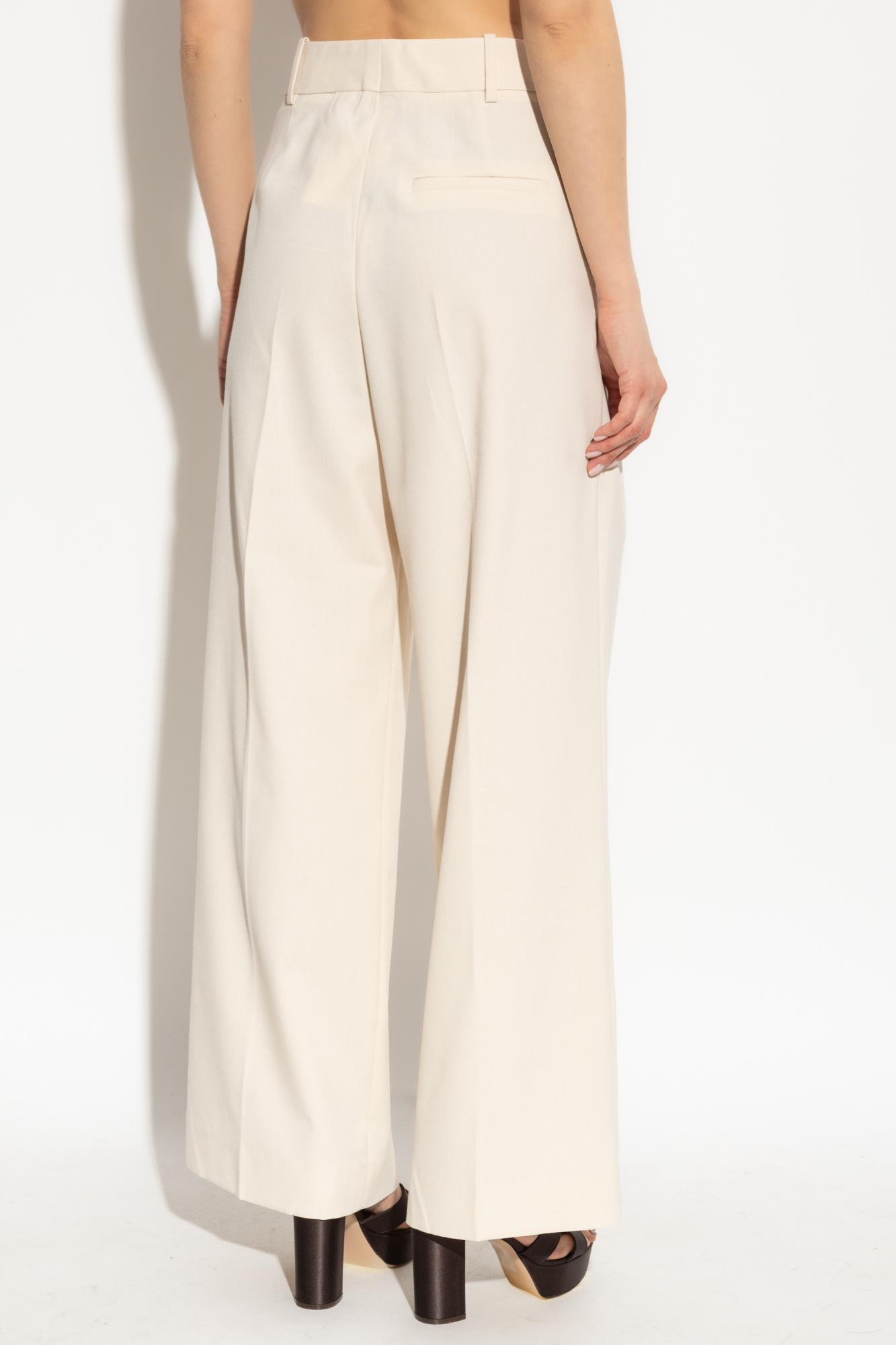 【関税込み】By Malene Birger グレー Cymbaria トラウザーズ Cream